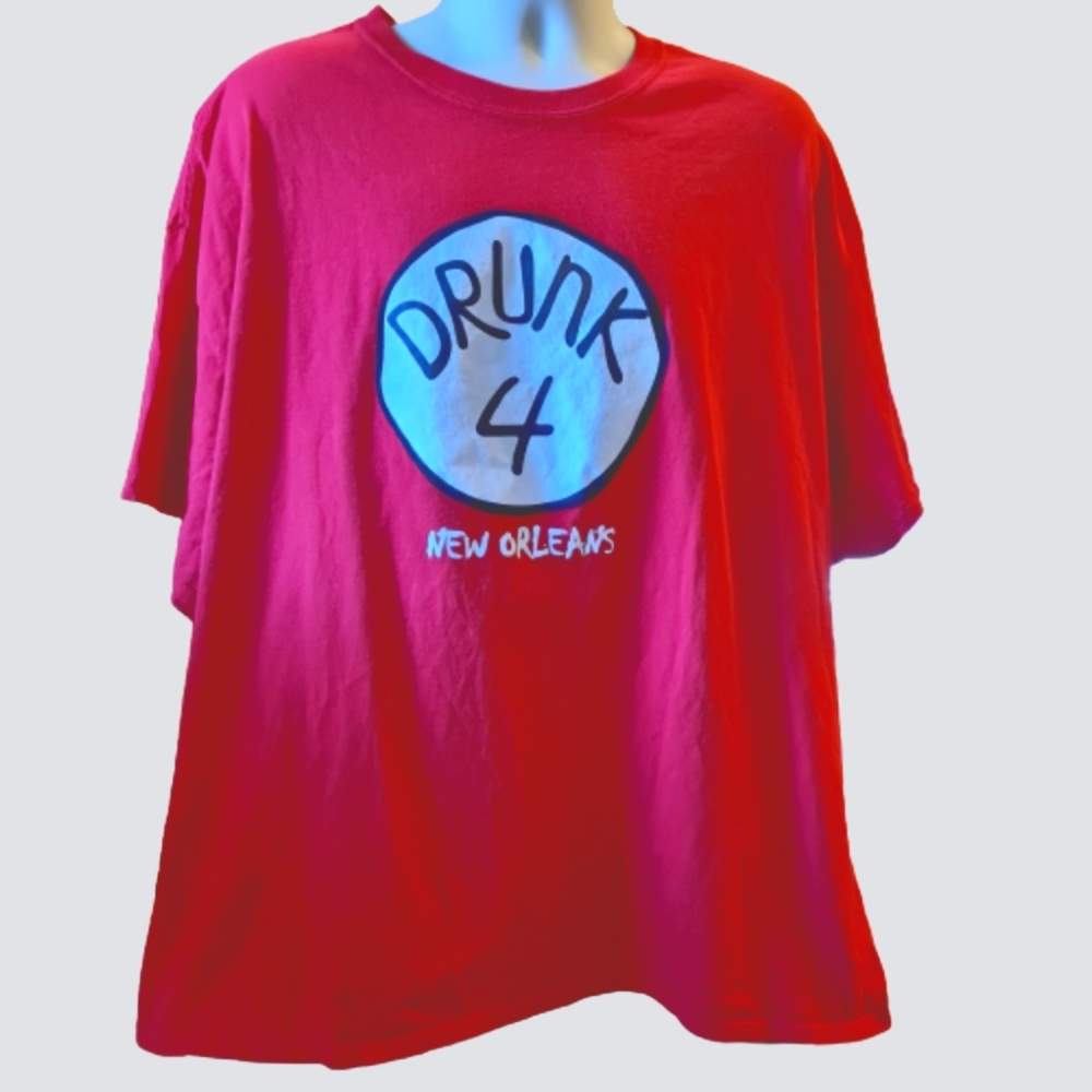 Men's 3XL Tee Shirt -Drunk 4 New Orleans
